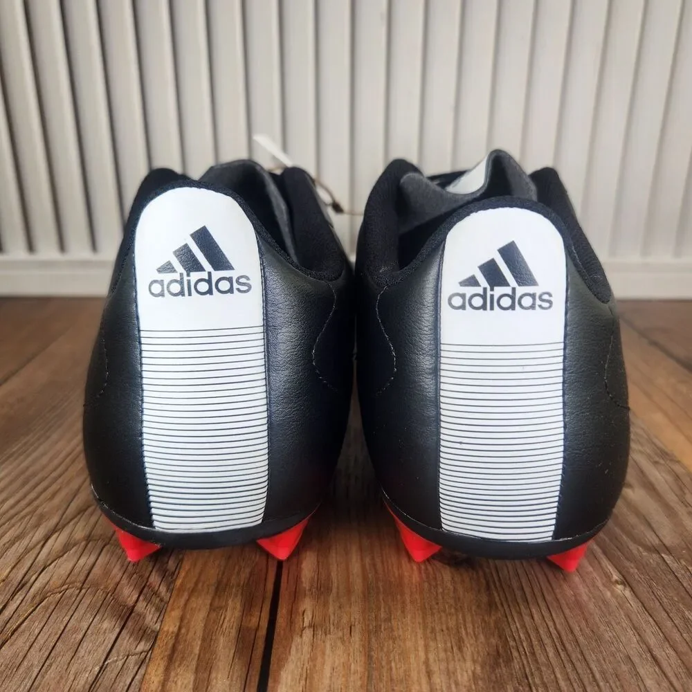 Adidas Goletto VIII FG Mens Sz 12 Black White Athletic Soccer Cleats Boot GX7793